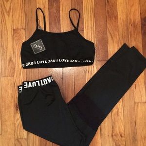 Crop Top & Matching Leggings